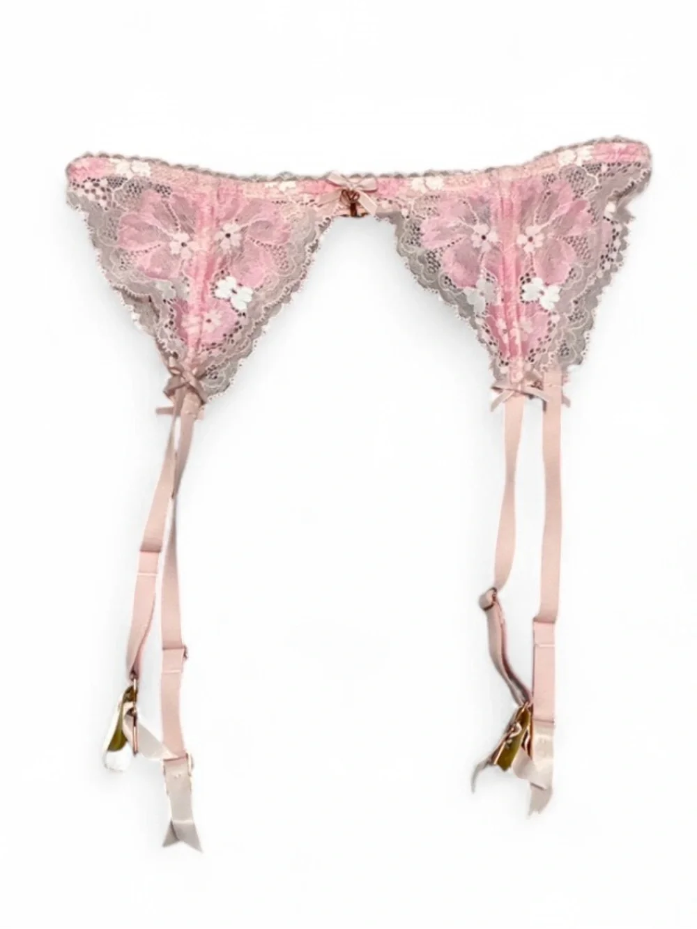 Victoria’s Secret Pink Lace Garter Belt